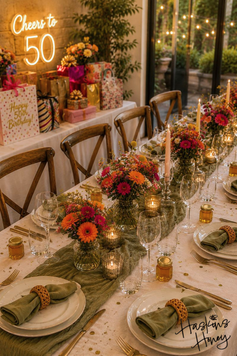 Wildflower Honey Favour Jars