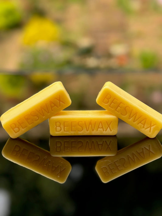 Natural Beeswax Bars - Haskins Honey