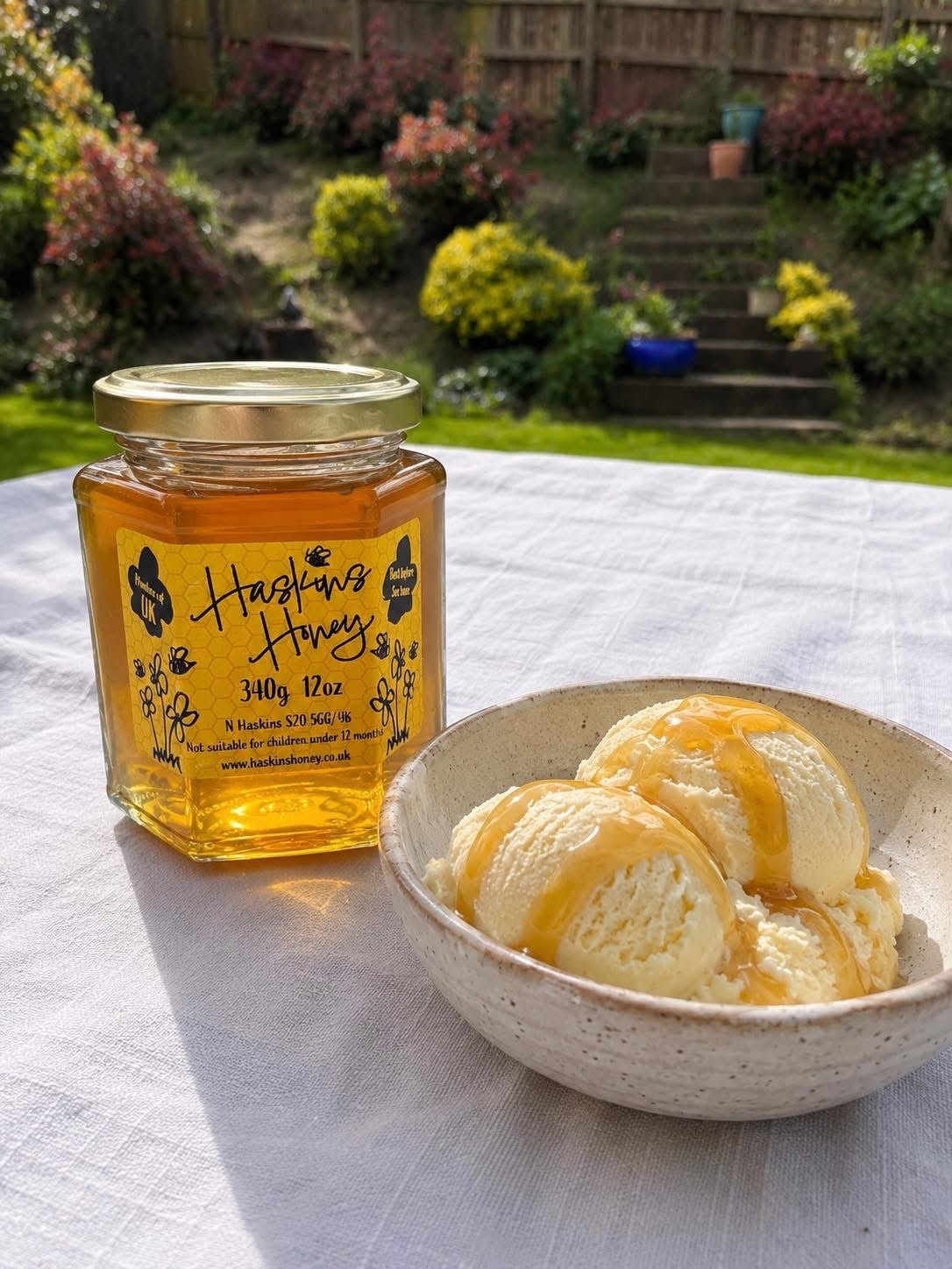 Wildflower Raw Honey 12oz Jar – Great Taste 2026 Award Winner - 3 for £21 - Haskins Honey